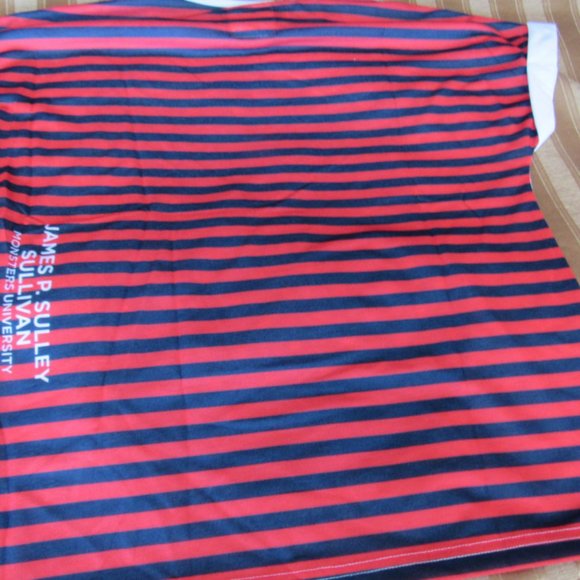 New Disney Pixar Monsters University Graphic T shirt,Small, White/Red - Picture 6 of 6